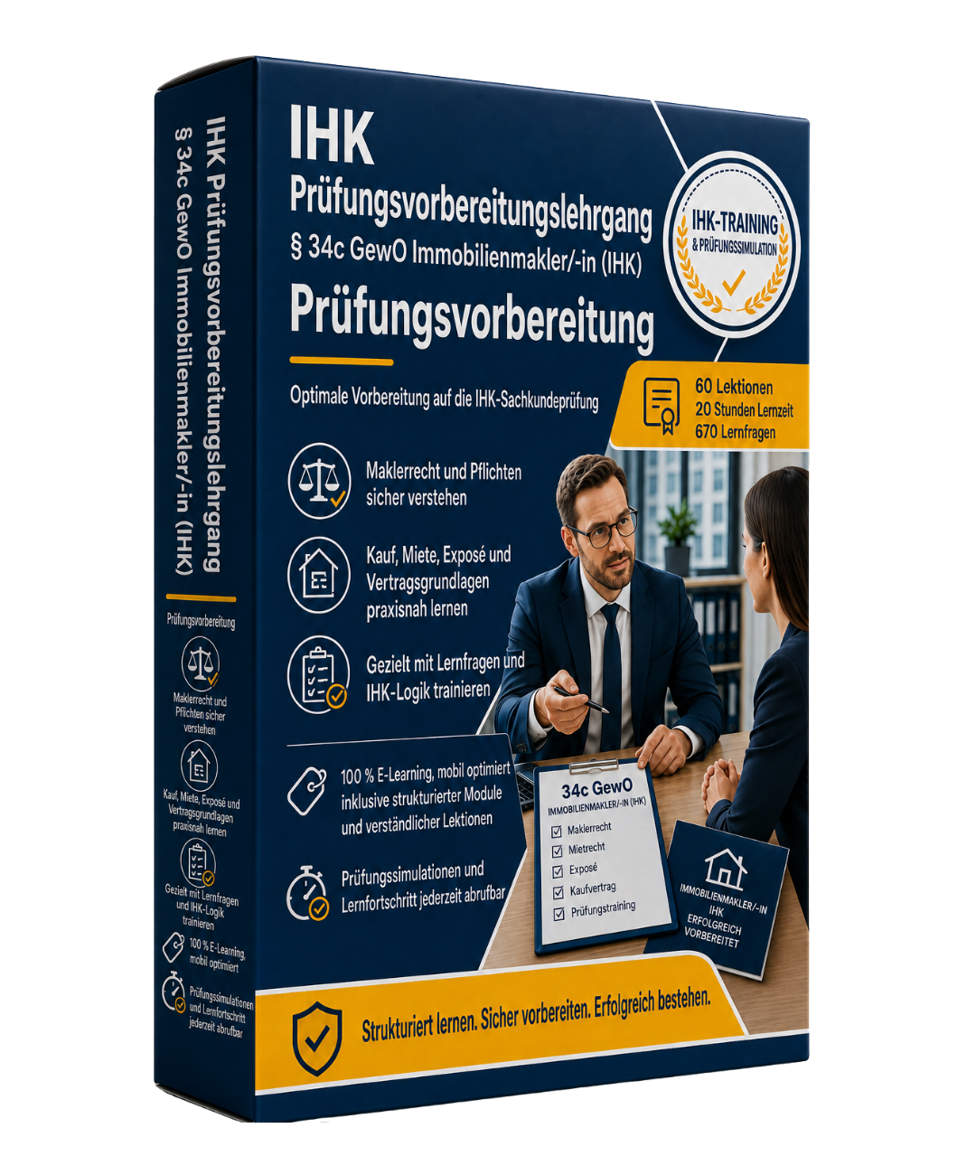 Testaccount - § 34c GewO Immobilienmakler/-in (IHK)