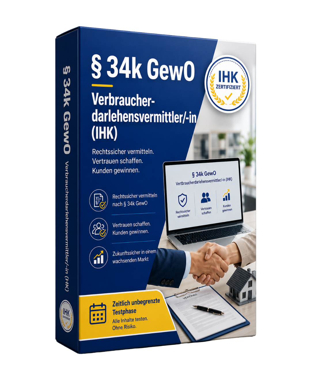 Testaccount - § 34k GewO Verbraucherdarlehensvermittler/-in (IHK)
