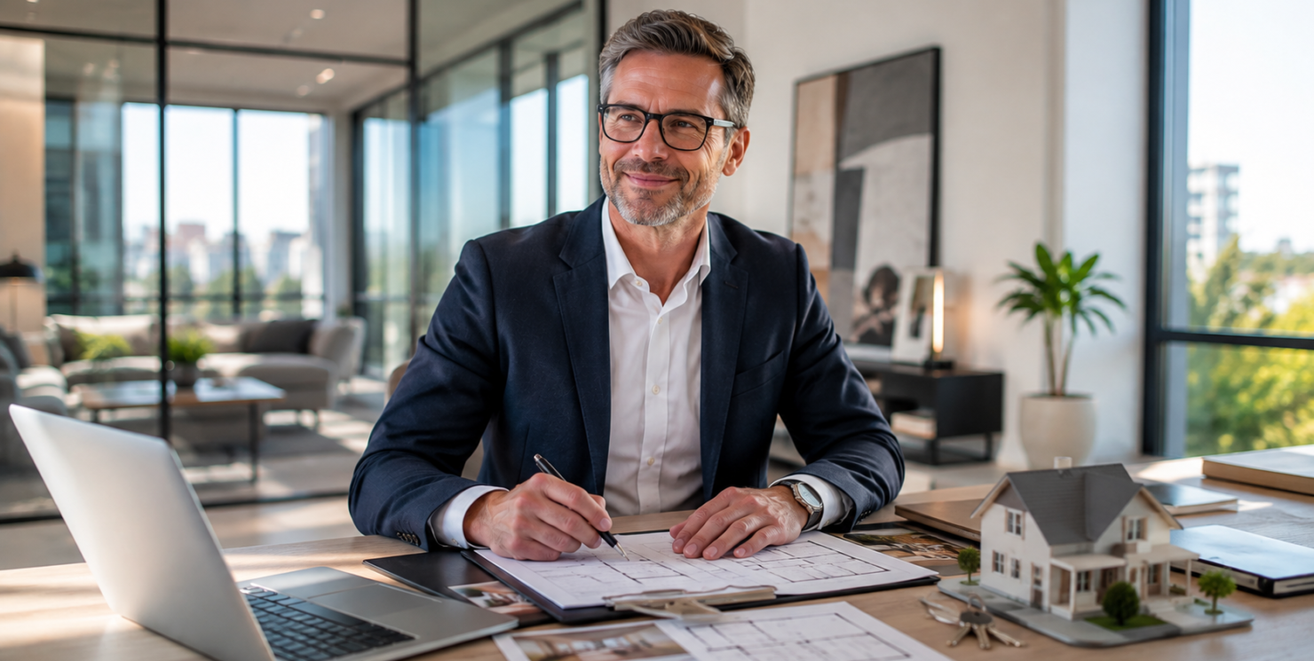 Beruflicher Neustart mit 40 oder 50: Lohnt sich der Einstieg als Immobilienmakler/-in?