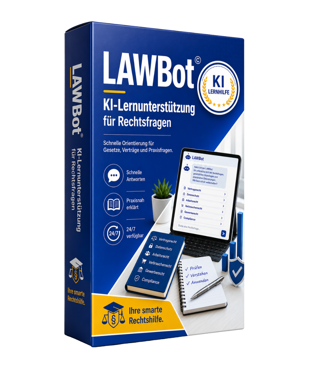Freischaltung LAWBot© KI-Lernunterstützung