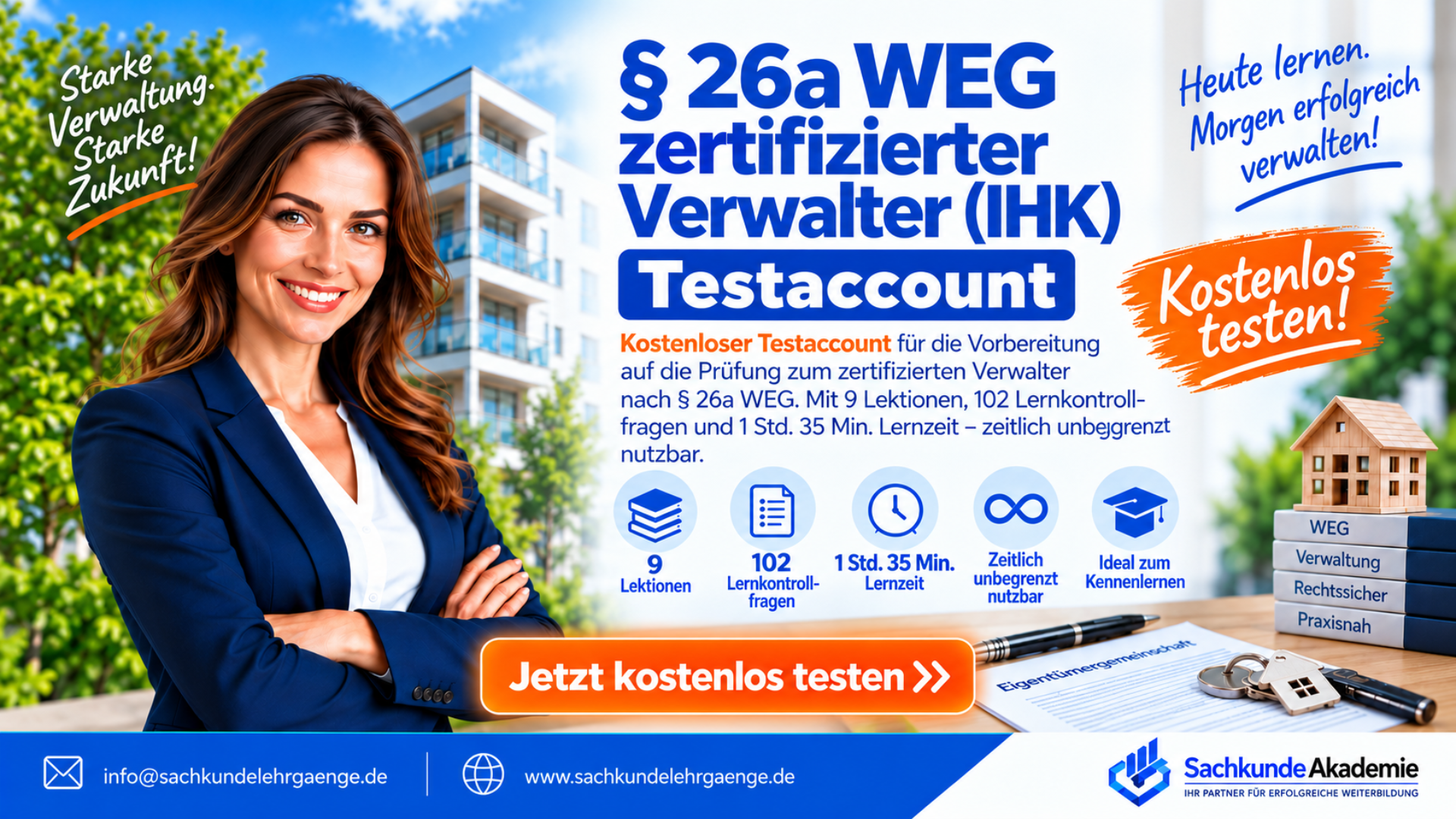 26a Sachkunde zertifizierter Verwalter IHK kostenloser Testaccount – 1920 × 1080 px