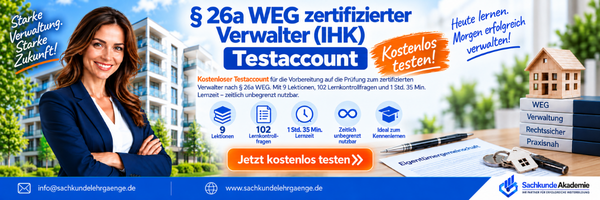 26a Sachkunde zertifizierter Verwalter IHK kostenloser Testaccount – 600 × 200 px
