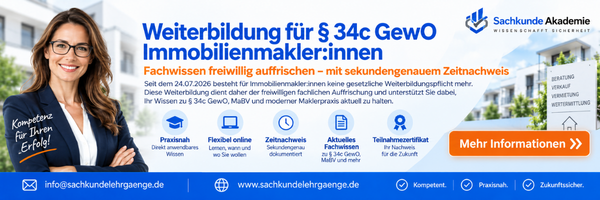 34c MaBV Weiterbildung für Immobilienmakler-innen – 600 × 200 px