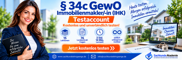 34c Sachkunde Immobilienmakler IHK kostenloser Testaccount – 600 × 200 px