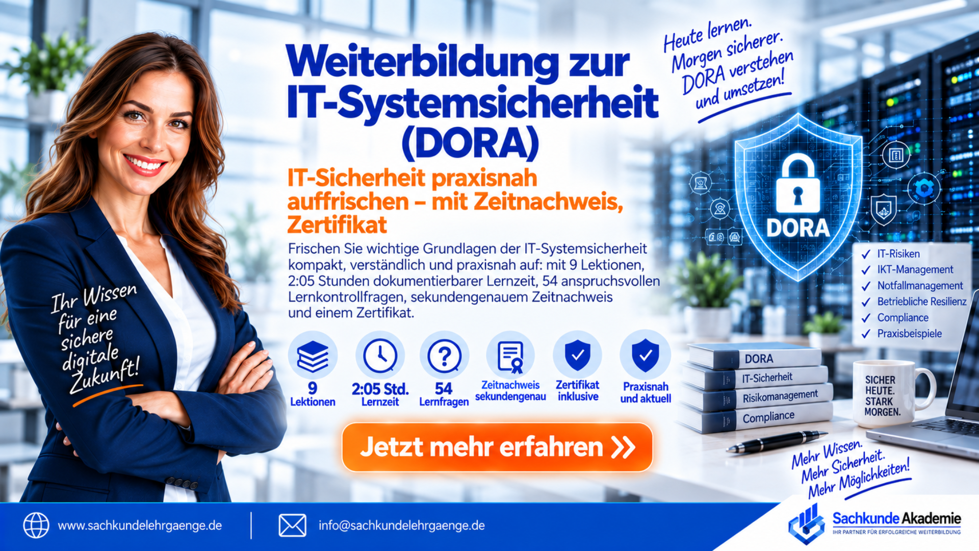 DORA IT-Systemsicherheit-Weiterbildung – 1920 × 1080 px